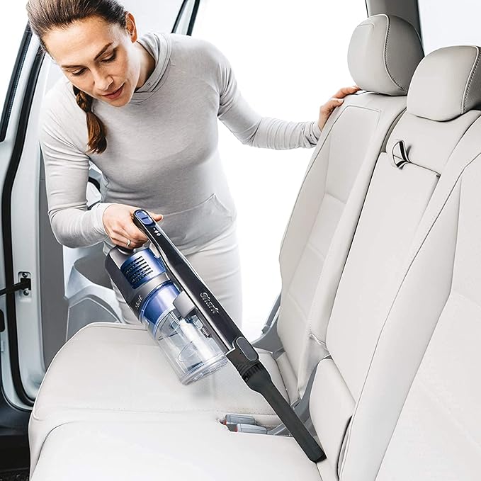Shark Rocket Lightweight Cordless Stick Vacuum (IX141) 7.5 lbs Blue Iris -Shark IONFlex Green DuoClean Cordless (Blue Renewed)