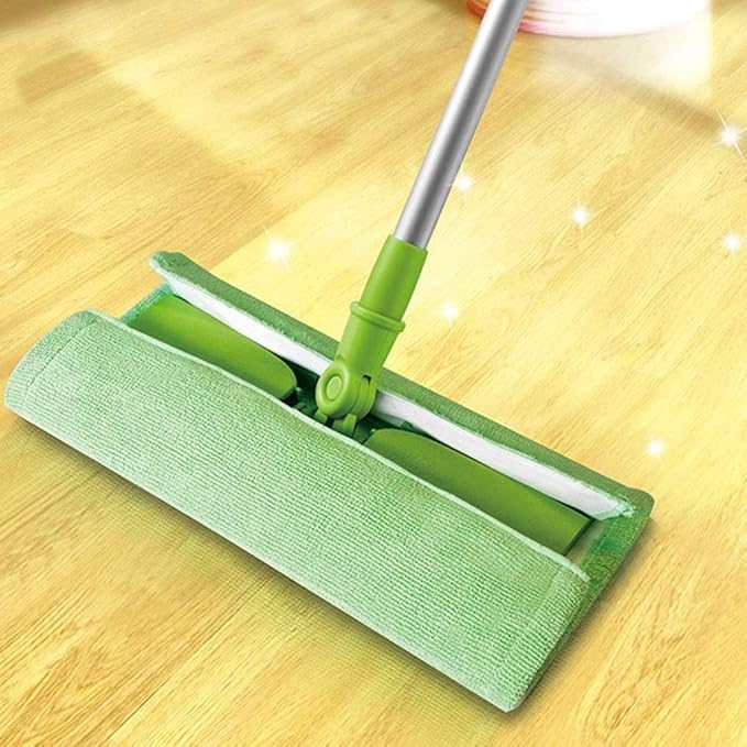 Microfiber Mop for Floor Cleaning Wet Dry Professional Flat Mops for Hardwood Floor Laminate and Tile Floor with Reusable Mop Pad