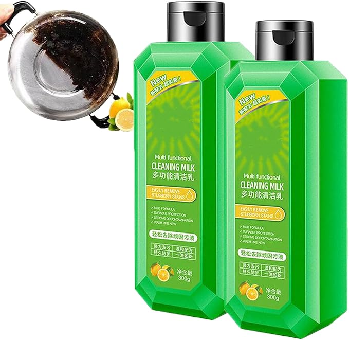 Powerful Multifunctional Concentrated Cleansing LotionCleaning Milk House CleanerPowerful Multifunctional CleanerMultifunctional Oil Cleaning Agentfor Kitchen &amp Bathroom (2PCS)