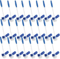 LOLA Classic Toilet Brush w/Under-The-Rim Scrubber 24 Pack Deep Cleans The Entire Toilet Bowl Non-Slip Handle w/Rubber Comfort Grip