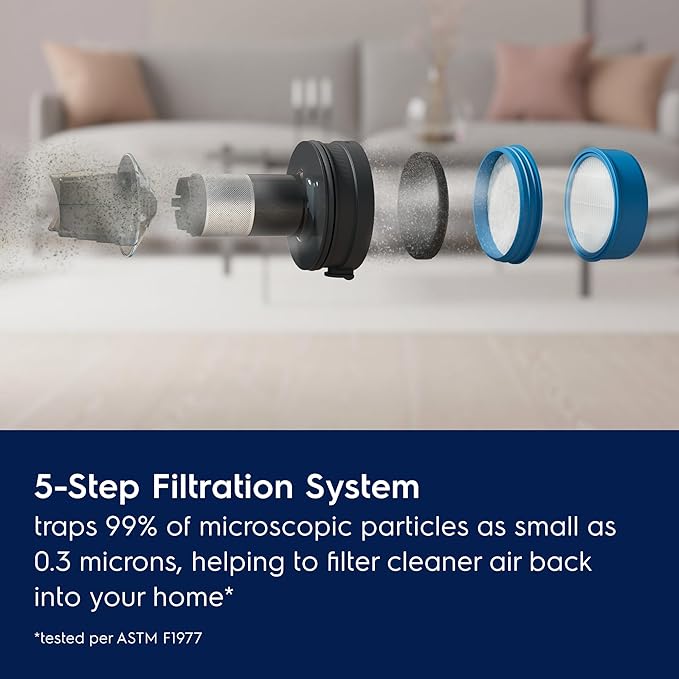 Electrolux Ultimate700 Cordless Stick Vacuum with PowerPro Bristle Nozzle and High Suction Power 50-Minute Run Time 4 Power Modes Granite Gray