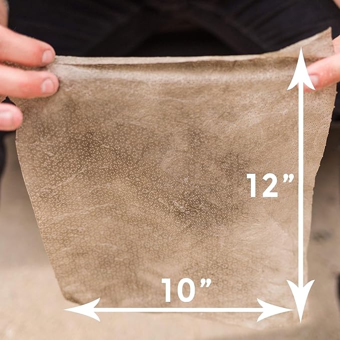 Eagle Grit Heavy Duty Cleaning Wipes – 72 XL Pre-Moistened Degreasing Hand &amp Tool Wipes – 10”x12” Industrial Strength Shop Towels – Removes Grease Oil Ink Adhesives &amp Grime – USA Made