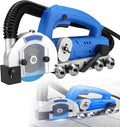 1200W Electric Grout Removal Tool With Vacuum - 9000r/min High Speed Tile Grout Cleaning Machine Includes Saw Blades Deep Clean Tile Joints For Floors &amp Walls(220V1.2mm)