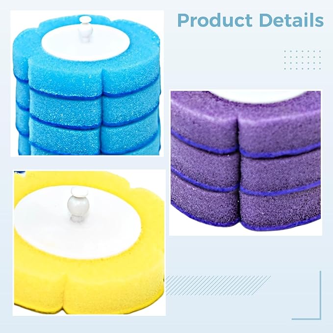 Pre-Moistened Toilet Bowl Refills: 48 Disposable Brush Heads Cleaner Pads