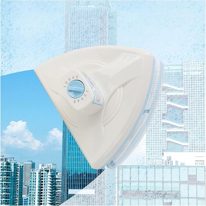 Magnetic Window Cleaner Double-Sided Magnetic Glass Window Cleaning Tool Super Strong Double-Sided Magnetic for 20-50Mm Thick Glass Or Car Windows Ergonomic
