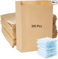 300 Pcs Feminine Hygiene Disposal Bags - 7 X 11 Inch Sanitary Napkin Disposal Bags Tampon Bags Disposal for Bathroom Waxed Kraft Hygiene Liner Bags Business Restroom Personal Dispensers Bags