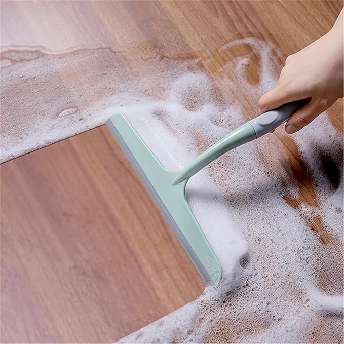 Window Glass Wiper Scraper Cleaner Brush Car Window Bathroom Household Cleaning Tool ﻿(C)