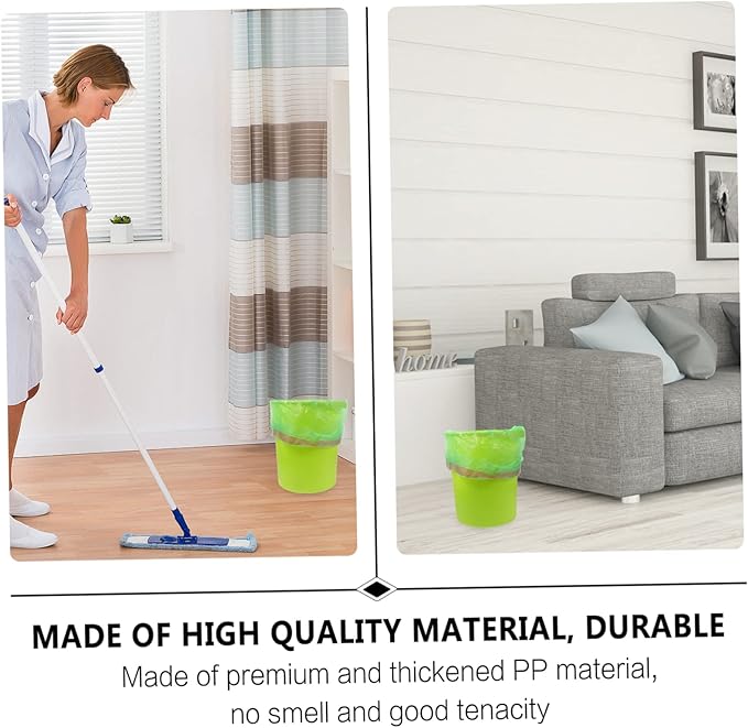 10packs Eco-friendly Disposable Trash Containers Sturdy Drawstring Plastic Bags for Home Bathroom and Office Use Leak Durable Waste Bags