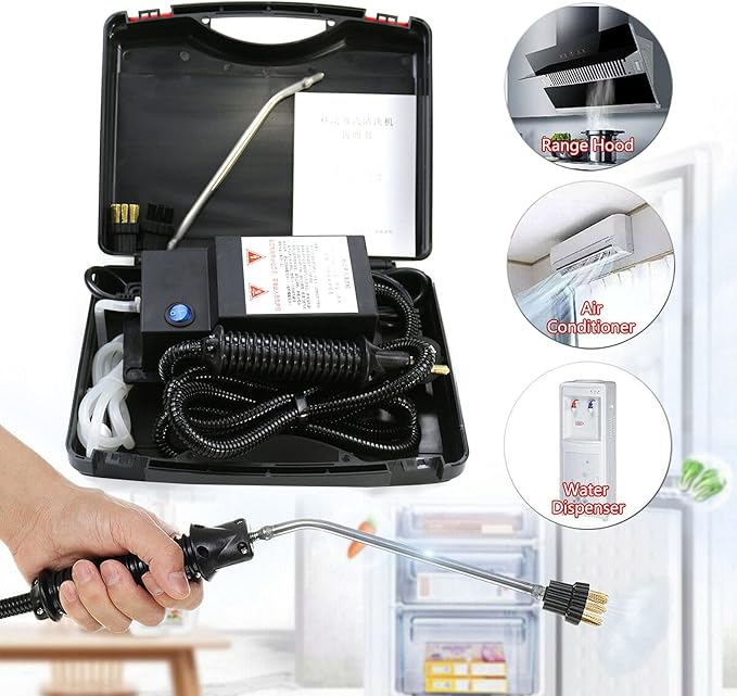 Gdrasuya10 110V High Pressure Steam Cleaner Machine Automatic Mobile Cleaning Home 1700W Machine Steam Cleaner