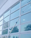 High Reach Glass Cleaning Kit with Squeegee/Microfiber Cloth Outdoor Window Washing Tool with Adjustable Long Pole for Third Floor/ 4S Showroom/Porch Ceiling(26.2ft/8M)