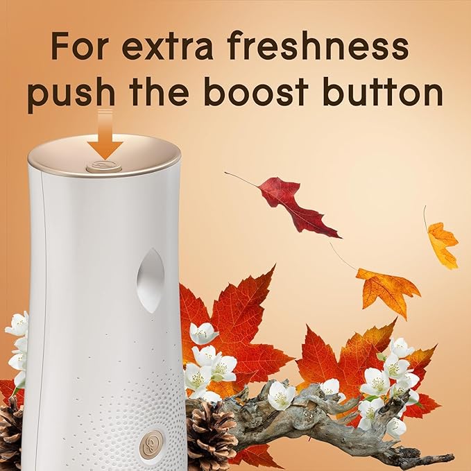 Automatic Spray Refill Air Freshener for Home and Bathroom Cashmere Woods 6.2 Oz (6 Regular size)