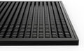 WAFT YEARN 18inX12in Bar Mat Dish Drying Mat Cocktail Service Spill Mats Bartending Countertop Kitchen Coffee Bar Silicone Non Slip Durable Flexible Absorbent Spill Resistant Rubber Heavy Duty Black