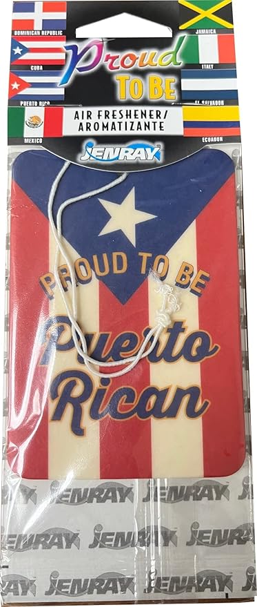 Puerto Rico Flag Car Air Freshener 12 Count Bandera de Olor Aromatizante Carro Auto Puerto Rico