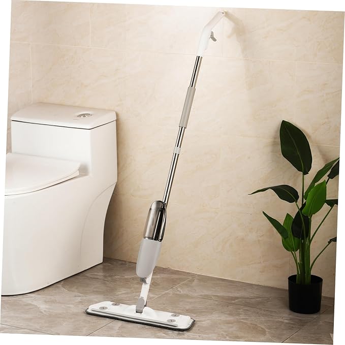 Wet Dry Mop with Water Tank Flat Rotatable Design Replacement Pads Included for Hardwood Tile Laminate Floor Cleaning