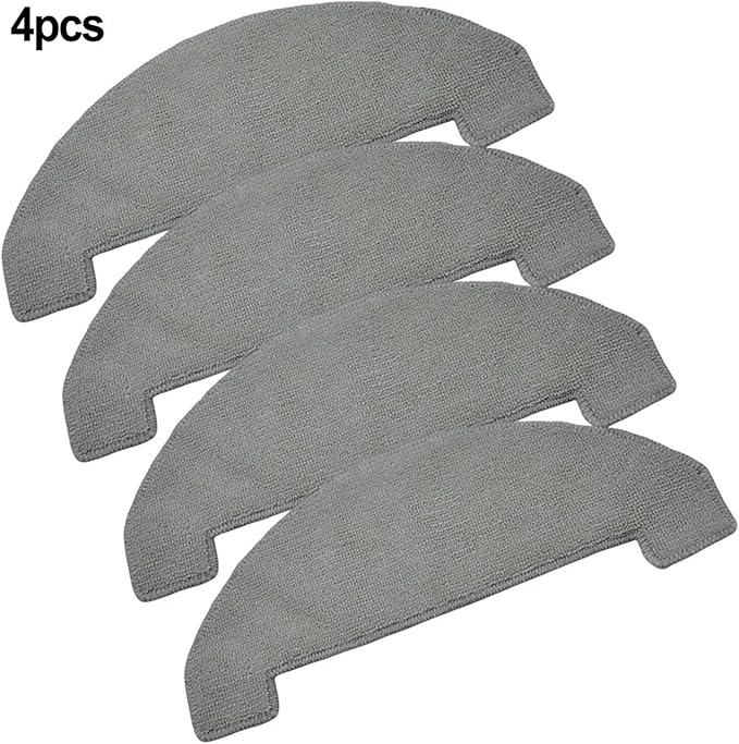 4pcs Mop Cloth Compatible for Proscenic Q8 Robot Vacuum Cleaner Spare Parts Household Cleaning Replacement Accessories