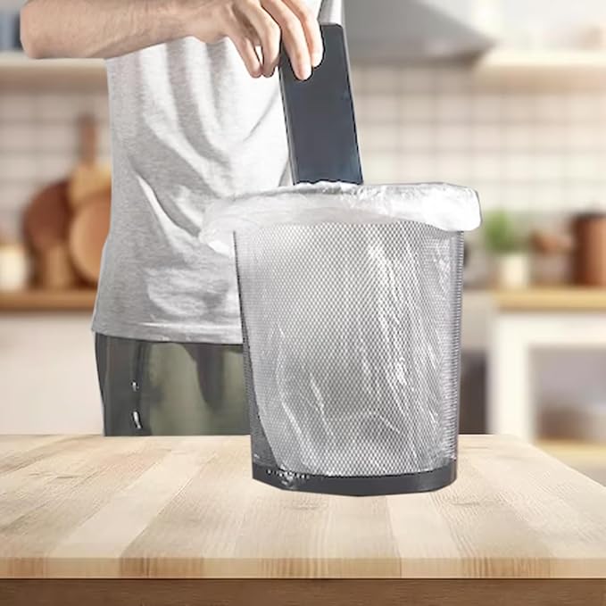 2-4 Gallon Trash Bags 400 Count Bulk Clear Plastic Recycling Bags Small Multi-purpose Garbage Bags for Business Home Bathroom Kitchen Commercial and Industrial