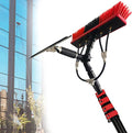 Window Cleaning Water Fed Telescopic Brush Extendable Cleaner Conservatory Roof Cleaning Window Cleaner Kit for Photovoltaic Panel Cleaning Trucks Deck30FT(9M)