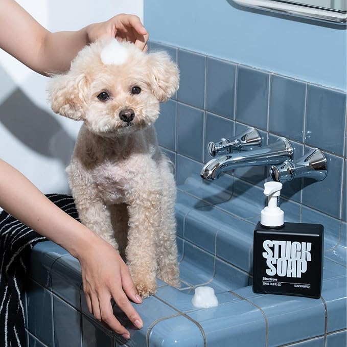 Vegan Dog Shampoo - Inspired by K-Beauty Luxury Spa Care Long-Lasting Scent High-Concentrate Rich Lather Deep Cleaning &amp Odor Control 500ml (Blush Garden)
