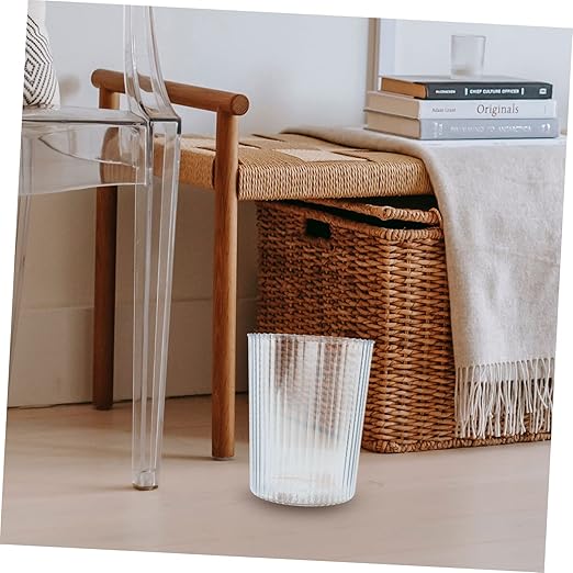 GLEAVI Creative Wastebasket Small Kitchen Trash Dustbin for Bathroom Office Trash Storage Can