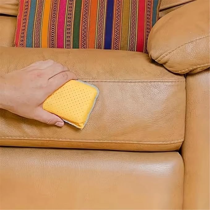 Multi-Functional Car Wipe Sponge Block Non-Woven Double-Sided Velvet Sponge Block Glass Clean ﻿