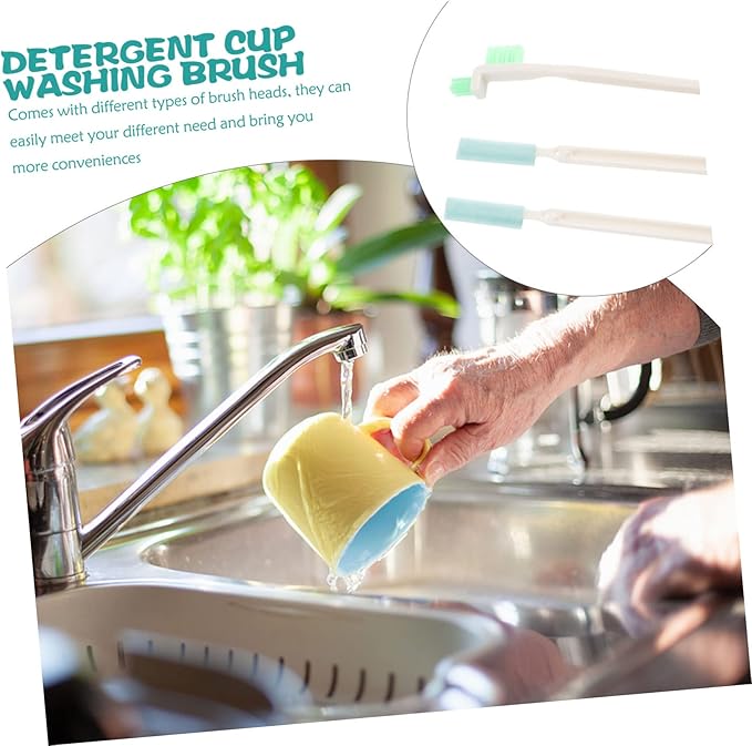 DECHOUS 36pcs Small Groove Cleaning Brush for Deep Detail and Hard Reach Areas Ergonomic Handle for Kitchen Bathroom and Window Cleaning