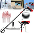 Water Fed Telescopic Brush Window Clean Extendable Cleaner Water Fed Extendable Brush Come with Rubber Gloves for Cars Vans Trucks Boats9m/30ft
