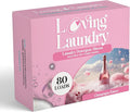 LOVING LAUNDRY- Laundry Detergent Soap Sheets Strips For Washing Machine | Clean Ingredients Natural Fragrance Paraben Free | Stain Remove Enzymes (80 Loads) Champagne Kisses