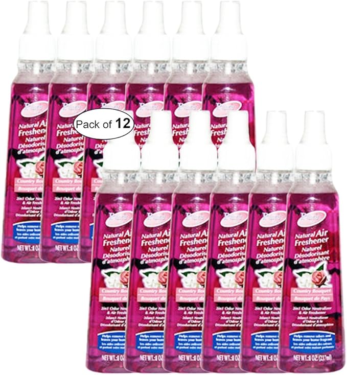 Pure Air Natural Air Freshener- Country Bouquet (237ml) (Pack of 12)