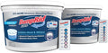DampRid Hi-Capacity Moisture Absorber Bucket Fragrance Free 2 lb. 15.5 oz. &amp Moisture Detection Strip (2 Pack) Attracts &amp Traps Excess Moisture