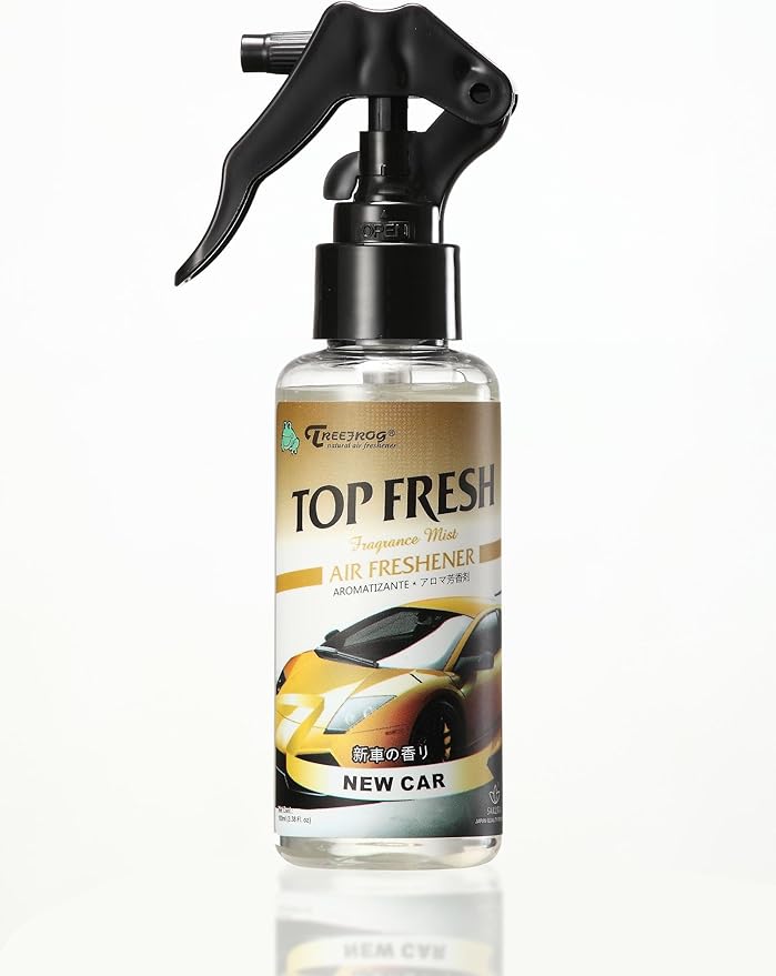 5 Pack Treefrog New Car Scent Fragrance Mist Spray Tree Frog Top Fresh Air Freshener