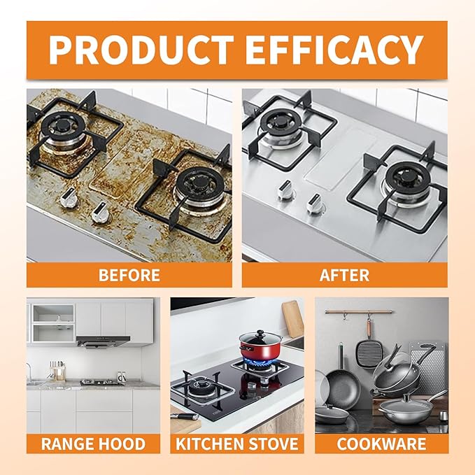 All Purpose Cleaner Stain Remover Cleaning Spray Kitchen Cleaner Spray Multi-Purpose Cleaner Spray Removes grease dirt and stains from bathrooms floors and more! (3pcs)