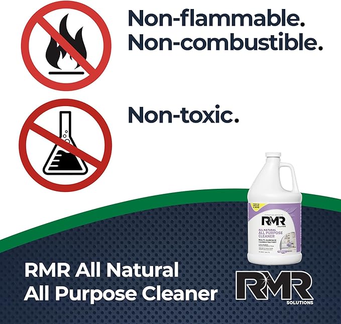 RMR All Natural All-Purpose Cleaner - Non-Toxic Rinse-Free Multipurpose Cleaning Supplies Biodegradable 1 Gallon Bottle Modern Botanical Scent