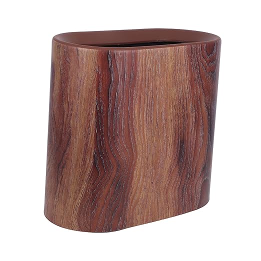 Zerodeko Marble Gap Trash Can Home Kitchen Bathroom Wastebasket Sturdy Floor Trash Bin for Bedroom and Living Room Easy to Clean Rubbish Bin Elegant Design