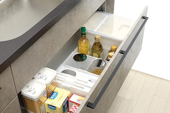 Richell Totono Rice Bin N for Drawers 22.0 lbs (10 kg) White