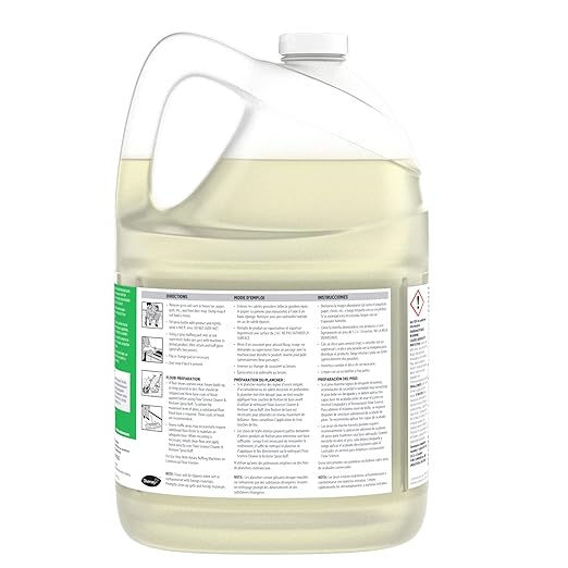 Diversey Floor Science CBD540458 Professional Cleaner and Restorer Spray Buff Cleans &amp Shines with Citrus Scent Ready-to-Use 1-Gallon (Pack of 4)