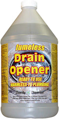 Quality Chemical Fumeless Drain Opener - Fast Acting Clog Remover and Declogger - Professional Strength - for Bathtub Kitchen Sink Drano Hair Clog Remover - Drain Cleaner 128 oz (Pack of 1)