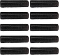 Veemoon Disposable Drawstring Garbage Bags 10 Packs 150pcs Black Plastic Trash Bags Household Waste Container Liners for Kitchen and Bathroom Use