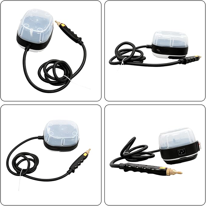Portable Steam Cleaner 2500W High Pressure 1000ml Tank and High-Temp Steam for Deep Cleaning Handheld Car Detailing Kitchen Grease Bathroom 110V