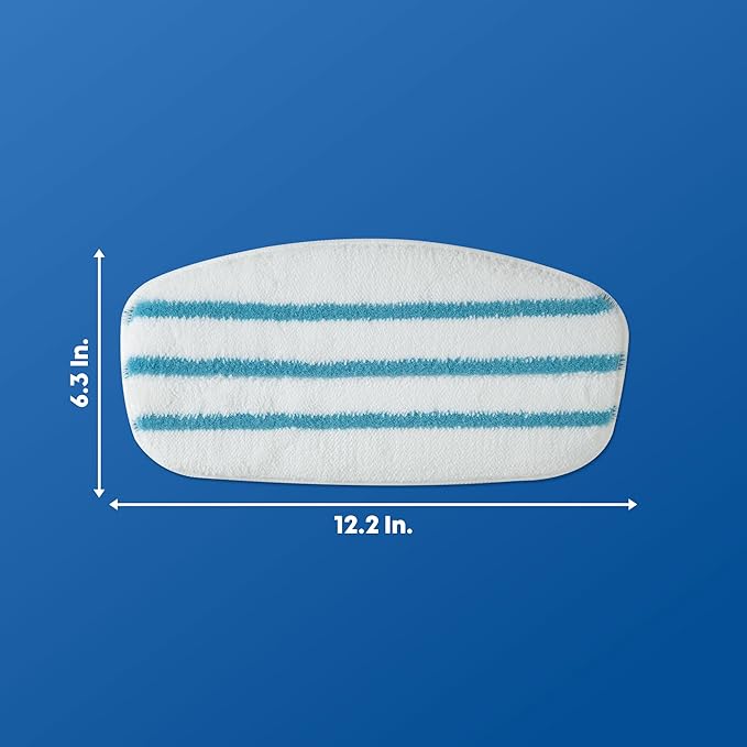 Vacmaster 952779 Microfiber &amp Washable Replacement Mop Pads 4 pack for SMF1501 2-in-1 Steam Mop