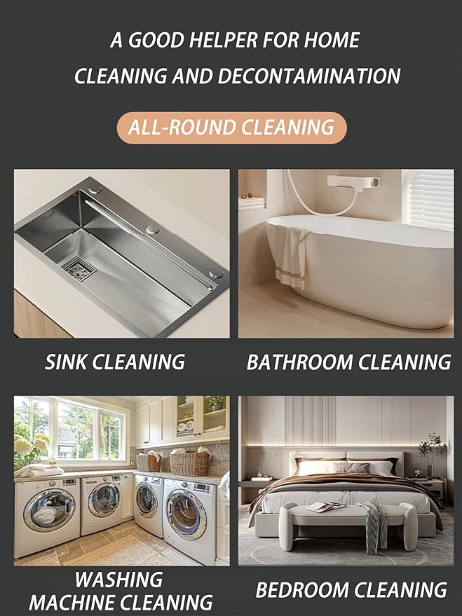 Steam Carpet Cleaning Machine with 1000ml Capacity and 11 AccessoriesIntelligent Anti-Burn-Dry Function for CarpetBathroom and Windows