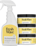 Lemon Home Odor Solutions Bundle 3-Pack 7 oz. Gel &amp 24 fl. oz. Spray