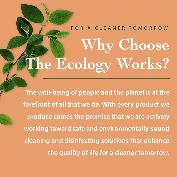 The Ecology Works Solution - Plant-Based Dog &amp Cat Dander Remover Spray and Dust Mite Waste Reducer for Relief from Allergies - For Cleaning Home Bedding &amp Furniture Naturally