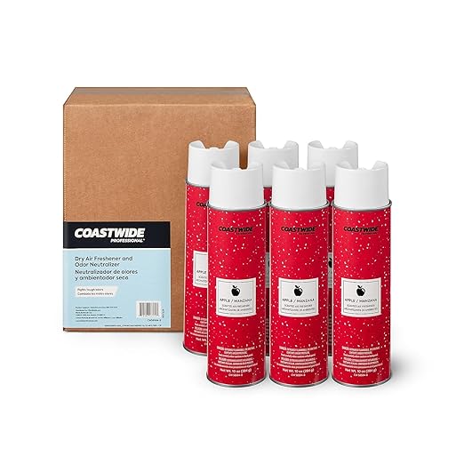 Staples Professional Dry Air Freshener Apple Orchard Scent Long‑Lasting Odor Control Deodorizer for Commercial Restrooms &amp Washrooms 10 oz Blocks 6‑Pack