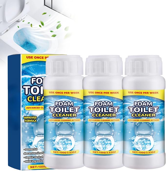 Foam Toilet Cleaner 2026 New Toilet Bowl Cleaner Advanced Bathroom Cleaner for Home Powerful Instant Bowl Cleaners for Toilets Squatting Pans (3)