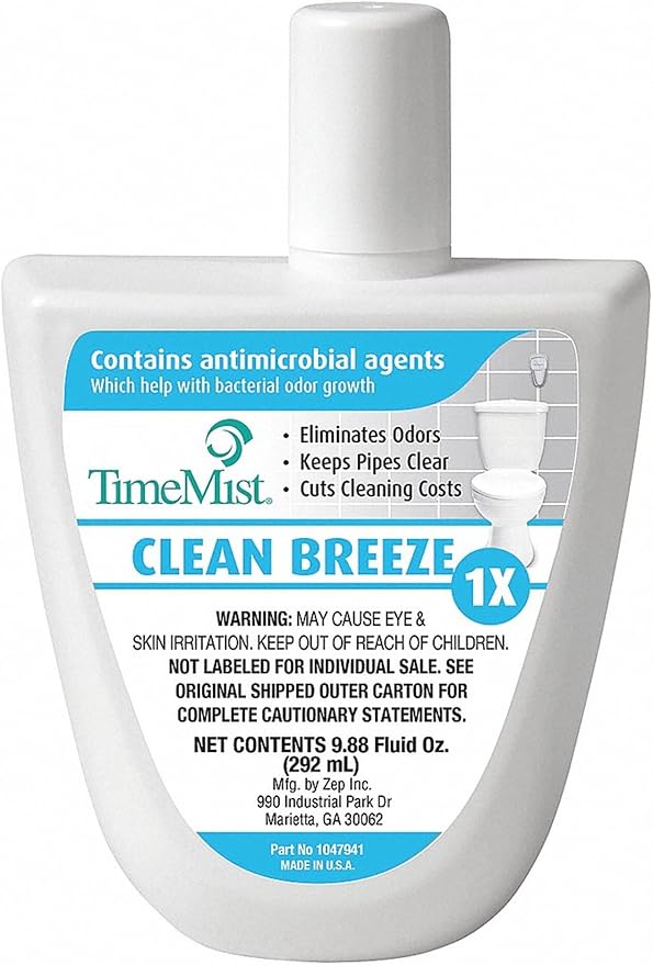 TimeMist 1047941 Virtual Janitor Refill 10.5 oz Bottle Clean and Fresh 12/Carton