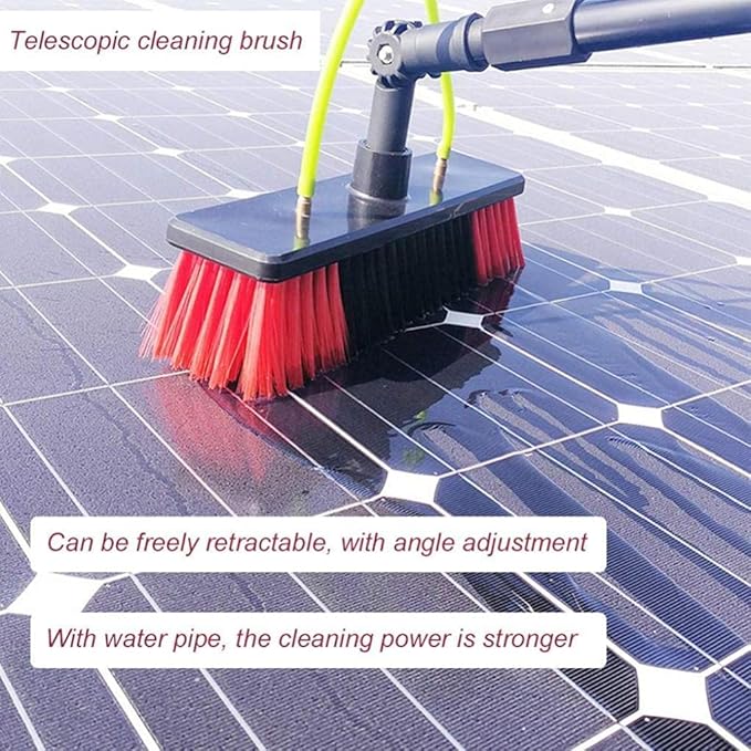 water fed pole kit window cleaning brush outdoor Window Cleaning Brush Window Cleaning Pole Window Cleaner Kit Water/Hose Fed Pole Photovoltaic And Solar Panels/Window Cleaning Pole Stretch