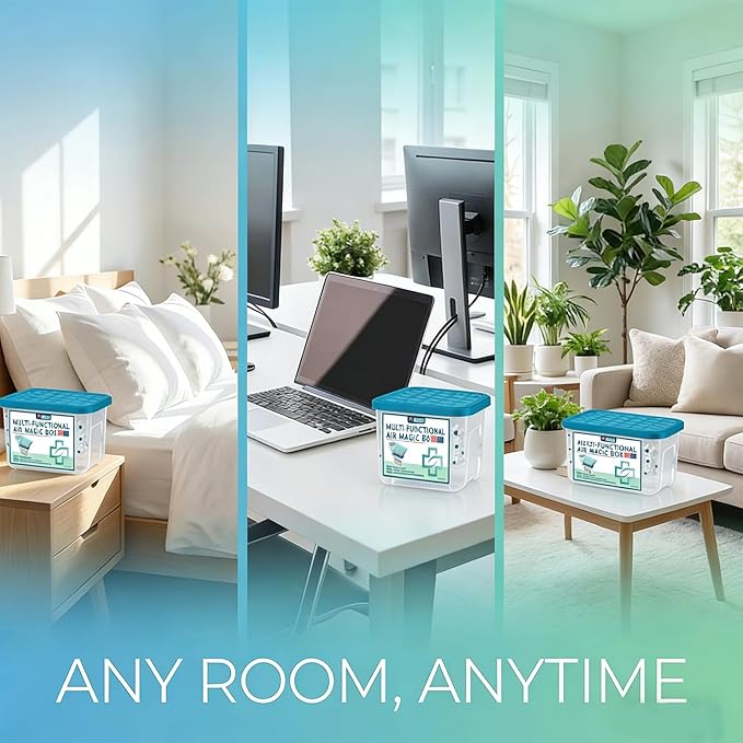 Air Magic Box Indoor Air Purification Dust Removal Magic Box Long-Lasting Air Freshener 120g for Home Office Bedroom Pet AreasLet Freshness Unfold—naturally and Quietly (3)