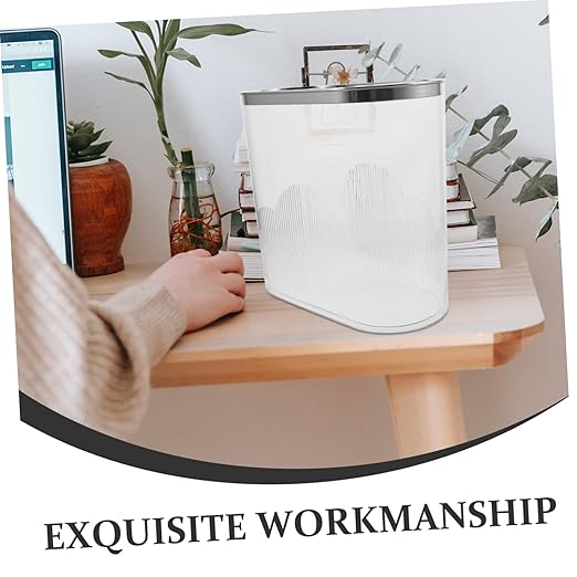 Happyyami Capacity Trash Can Wastebasket for Home Hotel Bedroom Kitchen Effortlessly Organize and Your Space Easy to Clean and Reusable