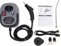 Portable Handheld Steam Cleaner 2500W High Pressure High Temp 1200ML Tank for Deep Cleaning Furniture Car Interiors Kitchen Surfaces (US Plug 110V)