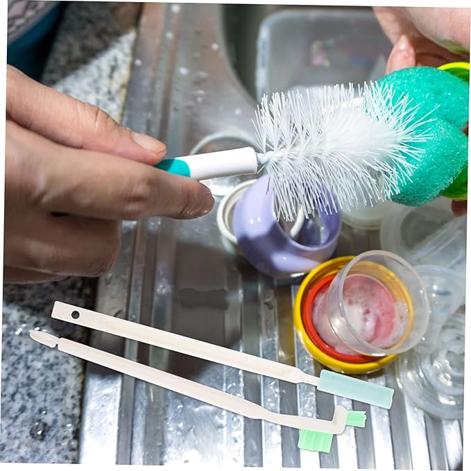 DECHOUS 36pcs Small Groove Cleaning Brush for Deep Detail and Hard Reach Areas Ergonomic Handle for Kitchen Bathroom and Window Cleaning